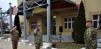 Comandantul Brigăzii 282 Blindată ”Unirea Principatelor”, înaintat în grad