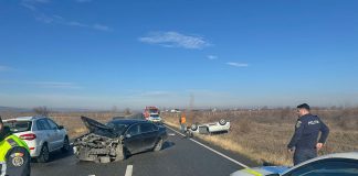 Accident pe Șoseaua Vrancei, aproape de Bolotești