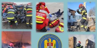 Sute de intervenții gestionate de pompierii vrânceni în luna decembrie