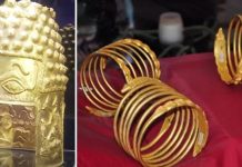 Olanda a predat României obiectele de patrimoniu recuperate: Coiful de la Coțofenești și două dintre cele trei brățări dacice de aur