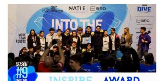 Echipa de robotică CyberLis76 a Liceului Slavici din Panciu, premiul I ”Inspire Award” la etapa regională și calificare la etapa națională