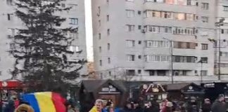 VIDEO Protest în centrul Focșaniului