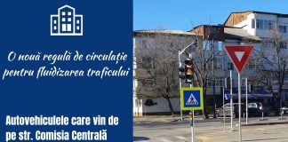 Nou în Focșani! Liber la dreapta de pe strada Comisia Centrală pe strada Cuza Vodă