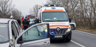 Trei răniți ușor în accidentul de pe drumul dintre Tișița și Tecuci