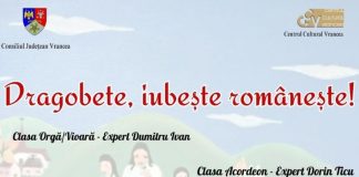 Spectacol tradițional de Dragobete, la Centrul Cultural Vrancea