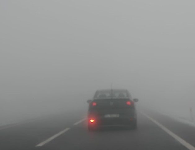 Ceață, în această dimineață, în zona de câmpie a județului