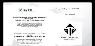 Palladiana a obținut Înregistrarea Mărcii la Nivel European!
