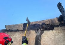 Incendiu la o casă din Spulber