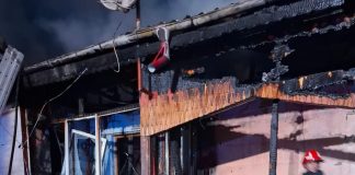 FOTO: Cinci case distruse de flăcări la Tulnici, Valea Sării, Ruginești și Gologanu
