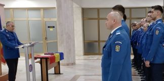 Doi tineri jandarmi au depus jurământul la IJJ Vrancea