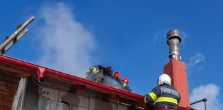 Incendiu la o casă din Odobești