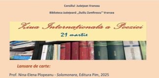 Ziua Internațională a Poeziei la Biblioteca Județeană „Duiliu Zamfirescu” Vrancea