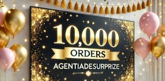 AgentiaDeSurprize.ro a atins comanda cu numărul 10.000! O poveste de succes construită cu emoție și încredere