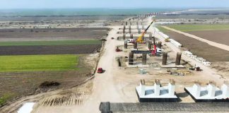 FOTO-VIDEO Se lucrează intens pe Autostrada Focșani-Bacău