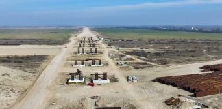 Ministrul Transporturilor, pe șantierul A7: În mod sigur, anul acesta se va putea circula cel puțin de la Focșani la Adjud