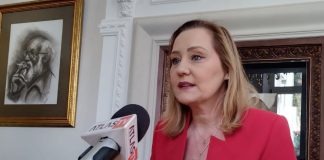 Elena Lasconi, la Focșani: ”Dacă Ciolacu intra în turul 2 anul trecut, nu se anulau alegerile prezidențiale”