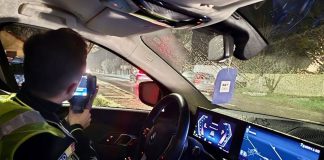 Șofer vrâncean, rămas fără permis în Buzău din cauza vitezei excesive