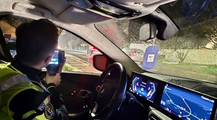 Șofer vrâncean, rămas fără permis în Buzău din cauza vitezei excesive