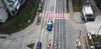 VIDEO Atenție, șoferi! Sens giratoriu provizoriu pe bulevardul București din Focșani