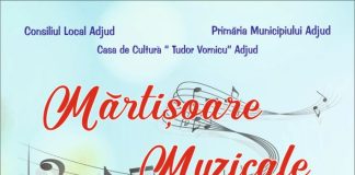 ”Mărțișoare Muzicale”, joi, la Casa de Cultură din Adjud