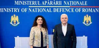Întrevederea ministrului apărării naționale cu șefa Reprezentanței Comisiei Europene în România