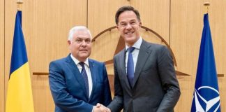 Întrevedere între ministrul apărării naționale, Angel Tîlvăr, și Secretarul General NATO, Mark Rutte