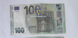 Bancnote de euro falsificate, găsite în Adjud