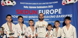 12 medalii pentru micii sportivi de la Aiko Focșani, la Cupa Europei de karate SKDUN