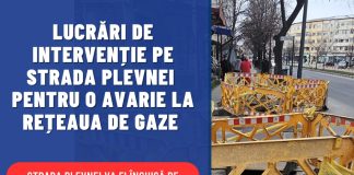 O avarie la rețea lasă fără gaze naturale abonații de pe o stradă din Focșani
