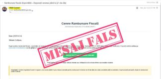 Atenționare: Emailuri false în numele ANAF!