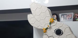 FOTO Ce pot face mai multe mâini dibace: iepuraș croșetat de Paște