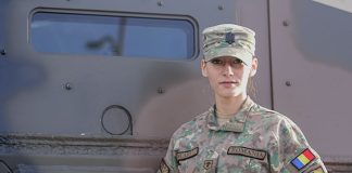 De la atletism la haina militară / Atleta Ana Maria Olaru, în Batalionul Multinațional