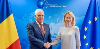 Ministrul apărării naționale, Angel Tîlvăr, s-a întâlnit cu Înaltul Reprezentant al Uniunii Europene pentru Afaceri Externe și Politica de Securitate