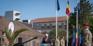 Ministrul apărării naționale, la ceremonia dedicată împlinirii a 30 de ani de la înființarea Batalionului 20 Infanterie „Dolj”