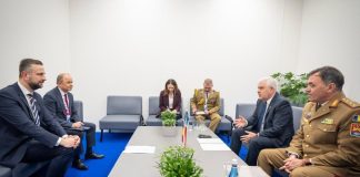 Întâlnirea bilaterală a ministrului apărării naționale, Angel Tîlvăr, cu omologul polonez
