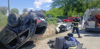 Grav accident la Corbița. Șapte persoane sunt rănite