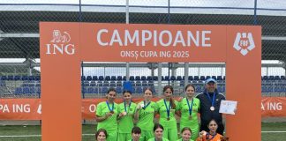 Fetele Școlii Gimnaziale Țifești, medaliate cu bronz la Olimpiada Sportului Școlar la fotbal