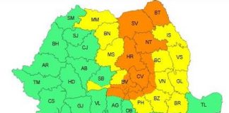 Vremea dă semne de ameliorare: codul portocaliu de ploi abundente, restrâns pentru zona de munte a județului Vrancea