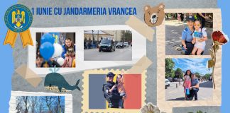 Jandarmeria Vrancea sărbătorește alături de copii ziua de 1 Iunie