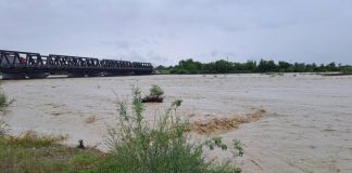 Alerte de inundații în 4 bazine hidrografice din județ