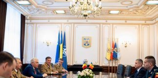 Întâlnirea ministrului apărării naționale, Angel Tîlvăr, cu omologul din Republica Moldova, Anatolie Nosatîi