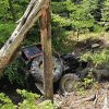 tractor rasturnat padure 1