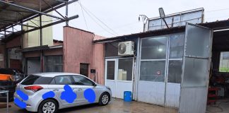 FOTO Vopsitorie auto, amendată pentru că nu avea autorizație de mediu