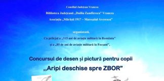 Concurs de desen și pictură „Aripi deschise spre ZBOR”