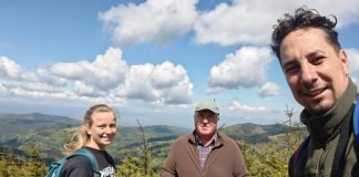 FOTO Voluntară din Franța, experiență în Parcul Natural Putna Vrancea