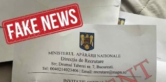 O nouă dezinformare despre MApN: românii din străinătate chemați în țară pentru a ”recrutați”