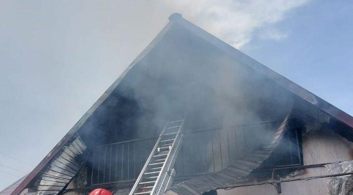 ULTIMA ORĂ Incendiu la o magazie de lemne din Suraia