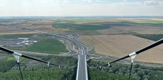 FOTO Important: Se deschid drumurile de legătură de la podul suspendat de la Brăila