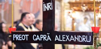 FOTO Preotul focșănean Alexandru Capră, condus pe ultimul drum de zeci de ierarhi, în frunte cu Arhiepiscopul Buzăului și Vrancei