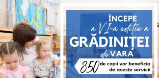 850 de copii merg la „Grădinița de vară” în Focșani